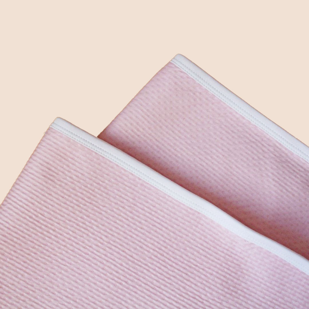 Manta Jacquard Rosada - Imagen 2