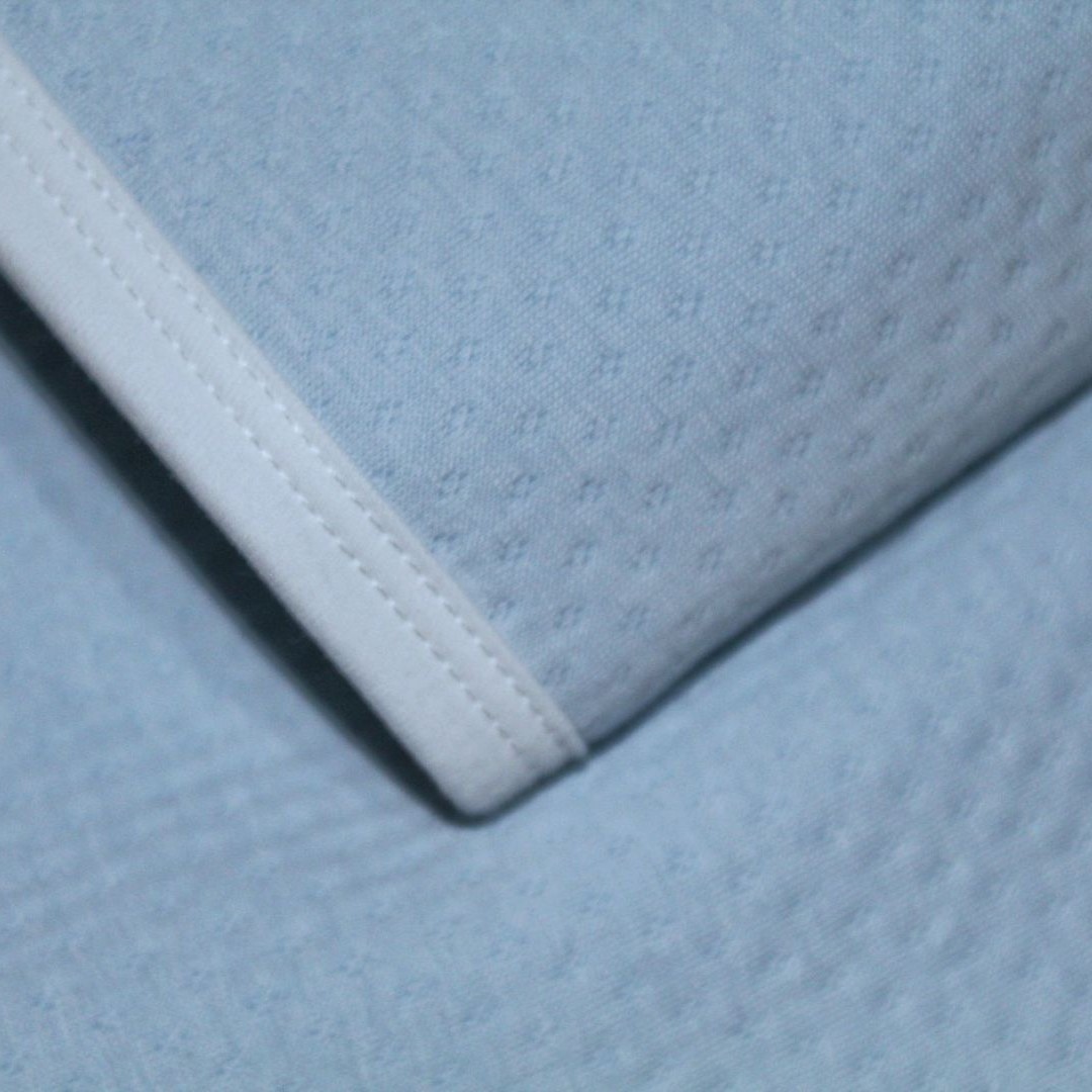 Manta Jacquard Celeste - Imagen 2