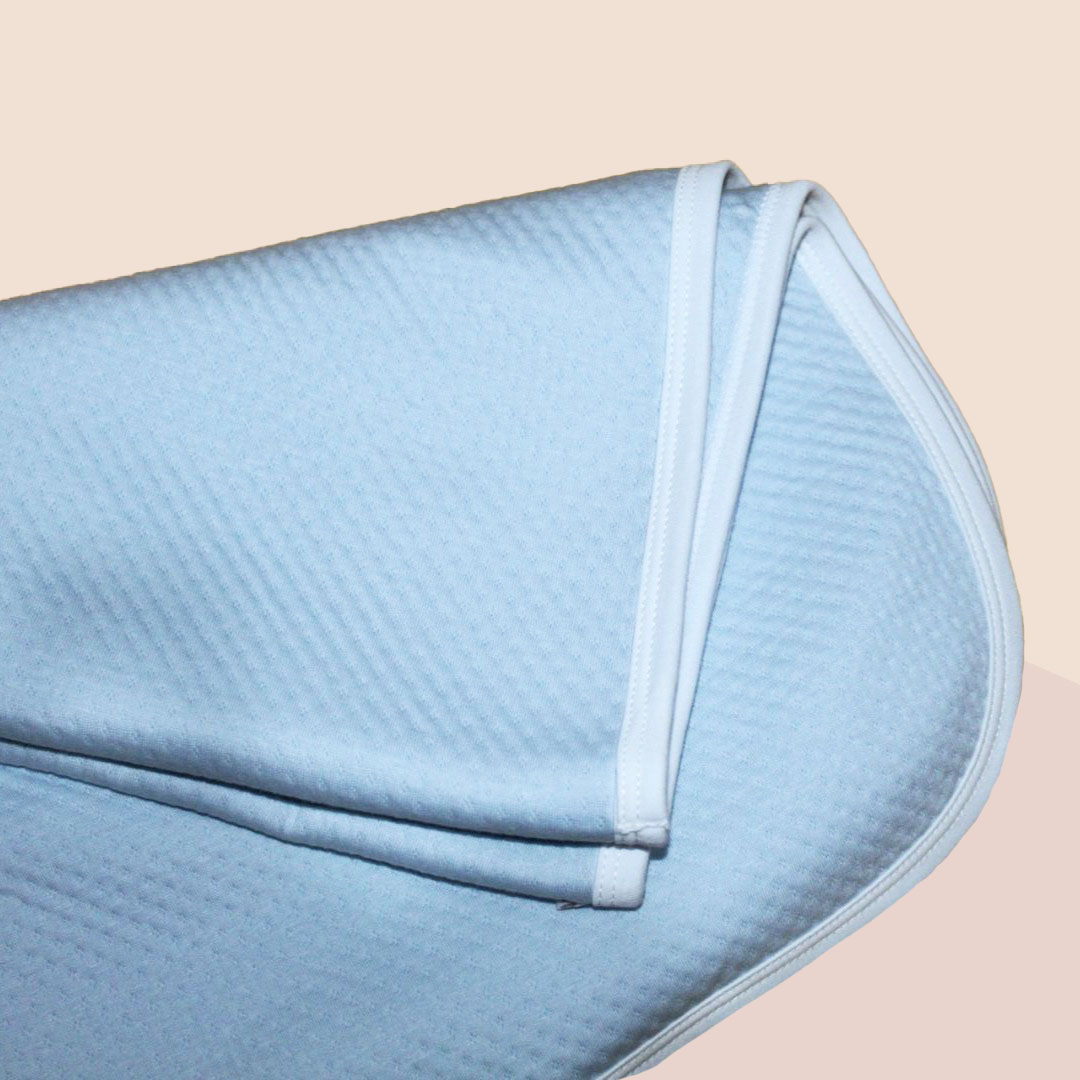 Manta Jacquard Celeste