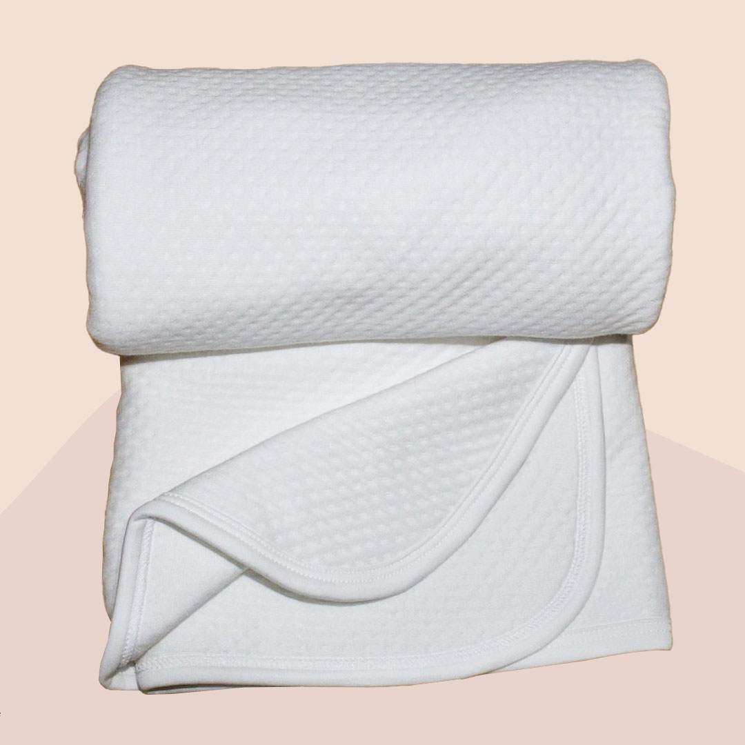Manta Jacquard Blanca - Imagen 2