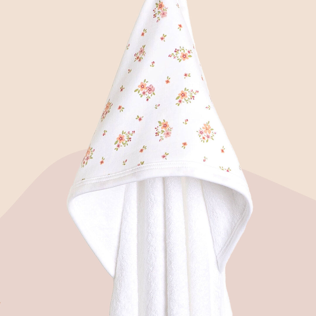 Toalla Bebé Sweet Flowers - Imagen 2