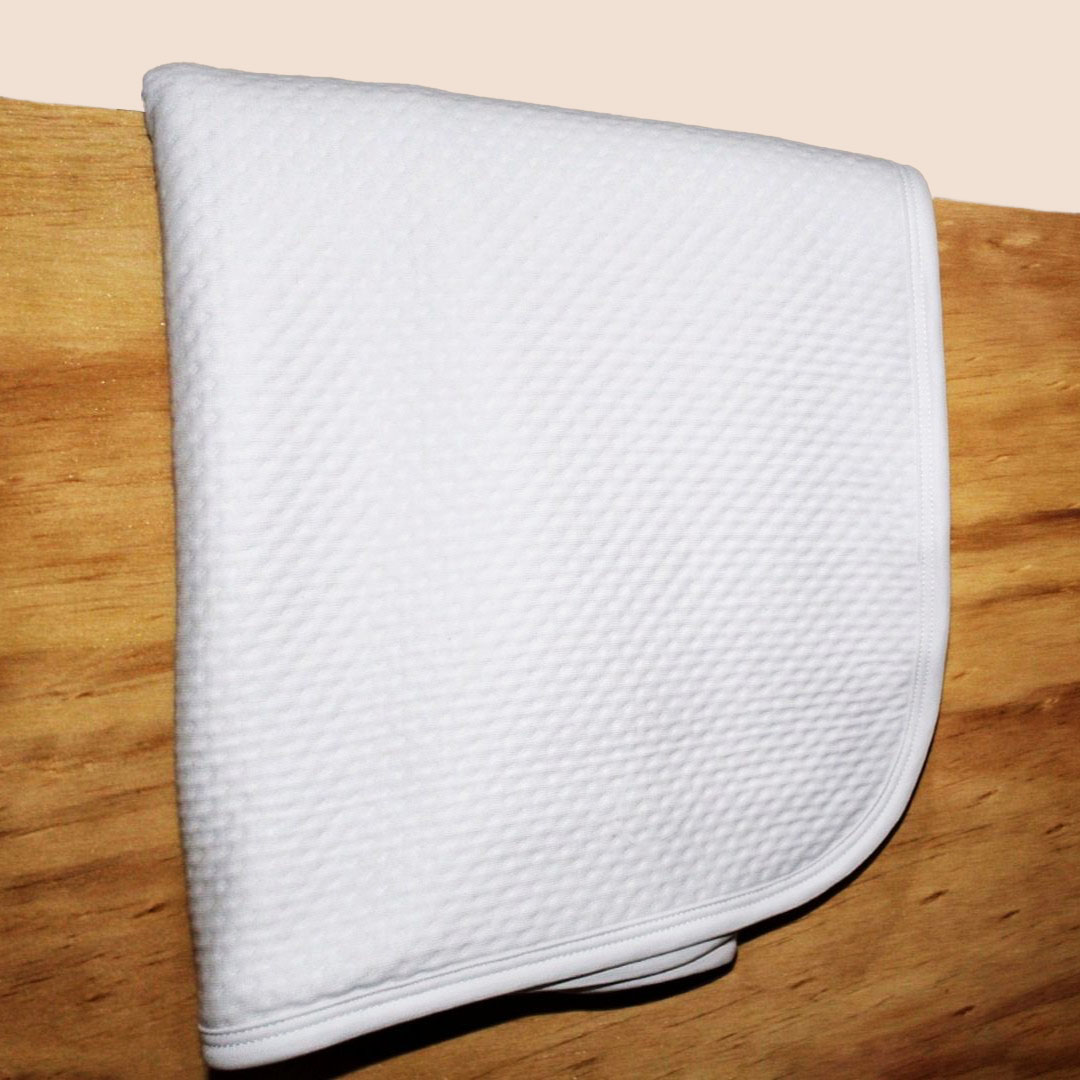 Manta Jacquard Blanca - Imagen 3