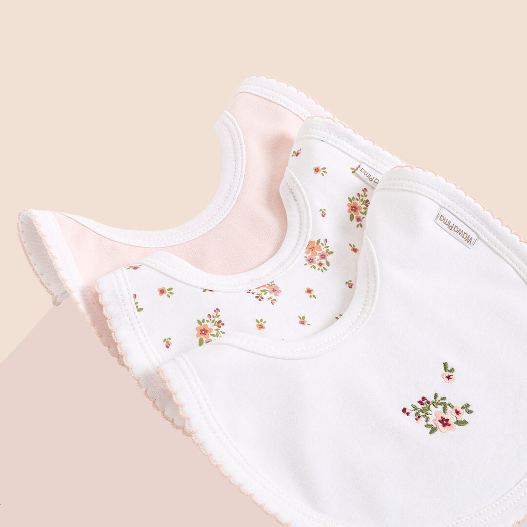 Set de Baberos Pima Sweet Flowers - Imagen 3