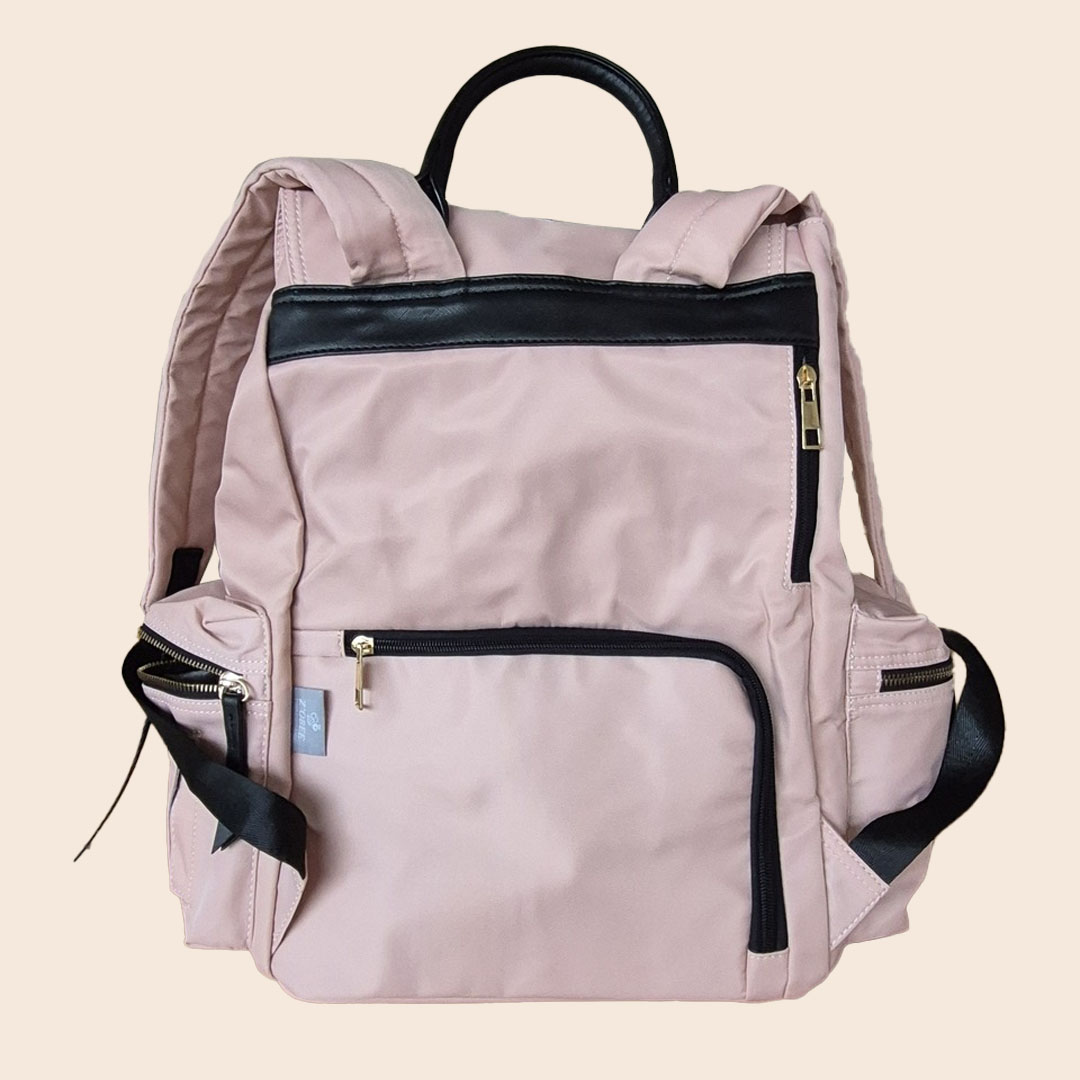 Mochila Maternal Rosa - Gran capacidad - Imagen 2