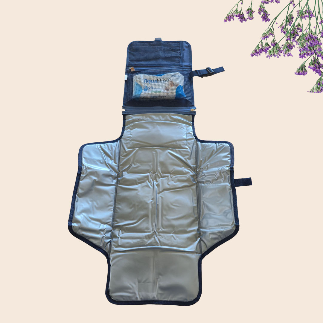 Mudador Portátil Impermeable - Azul - Imagen 3