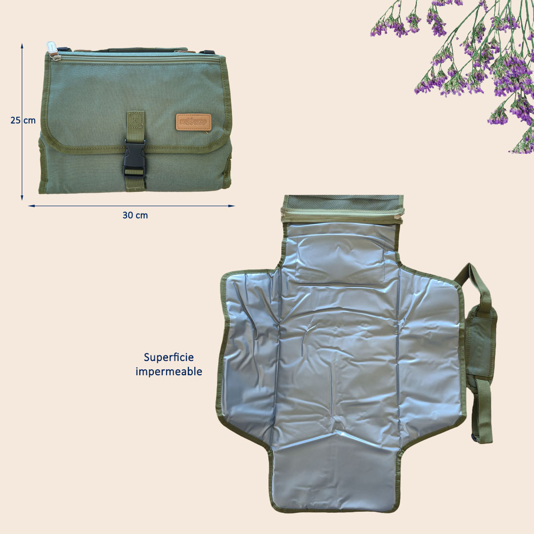 Mudador Portátil Impermeable - Verde