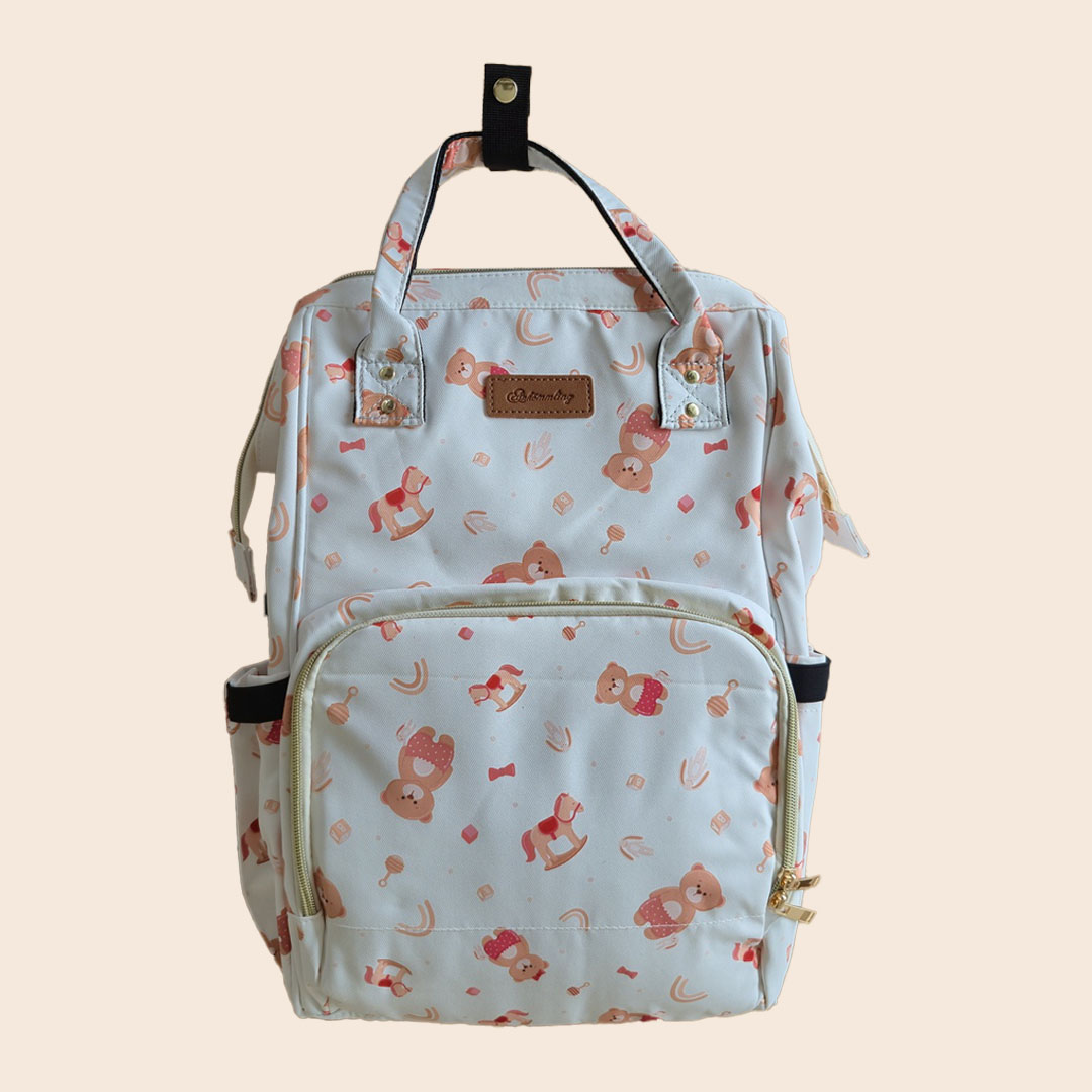 Mochila Maternal Ositos y Juguetes - Gran capacidad